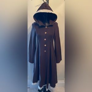 Brown & Cream Lace Witchy Victorian/ Prairie Style Handmade Jacket